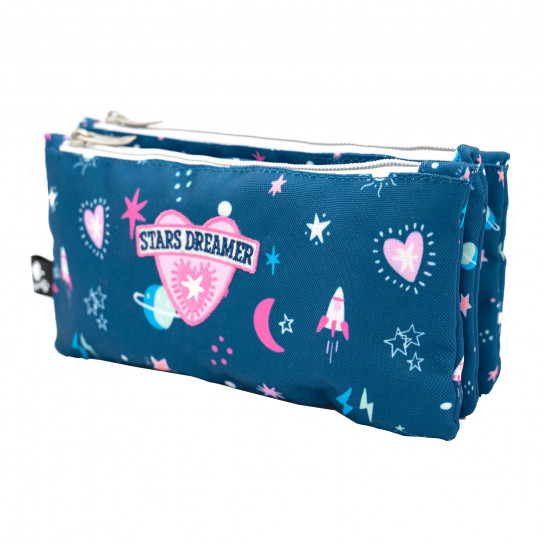 accessori e zaini portamatite scuola astuccio scuola triplo dreamer