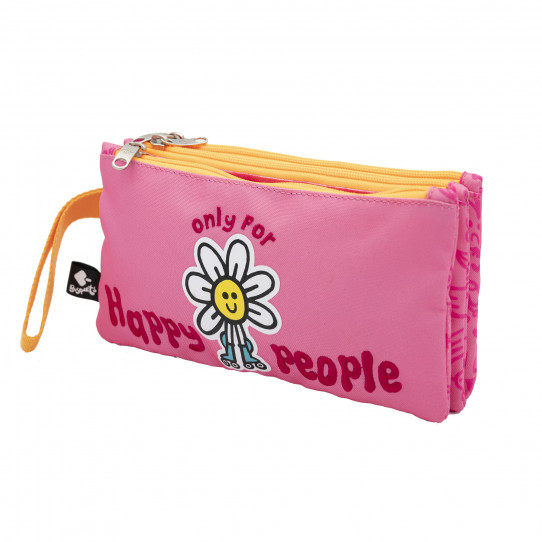 mochilas y complementos estuches escolares y portatodos estuche escolar happy people