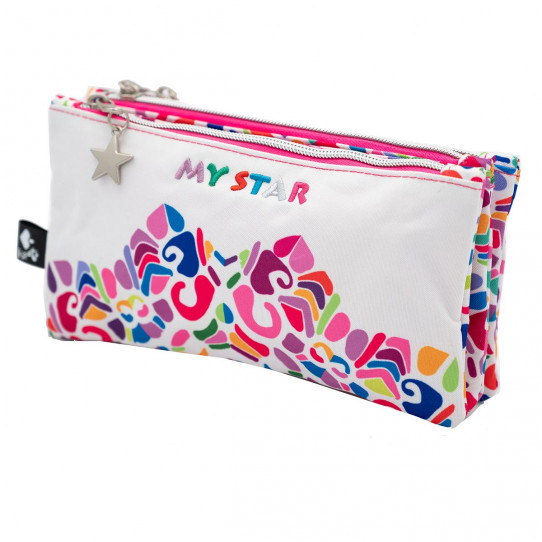 mochilas y complementos estuches escolares y portatodos estuche triple my star