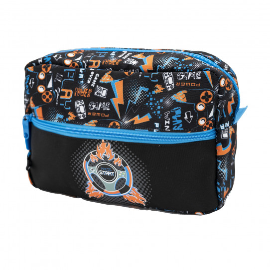 backpacks and accessorise&nbsp;handbags and toiletry&nbsp;journey toilet bag press start