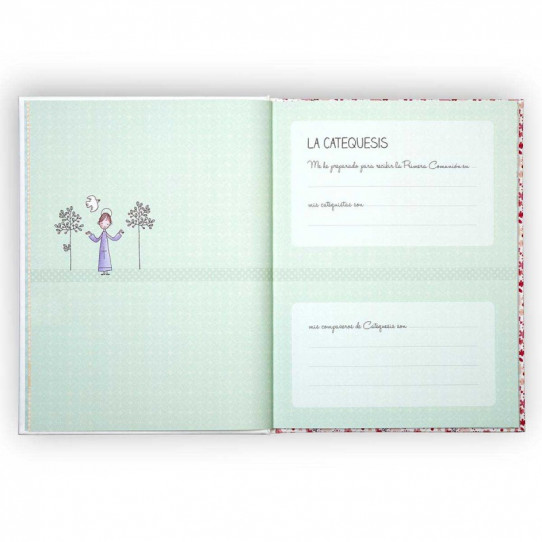 libro comunion castellano niña hada