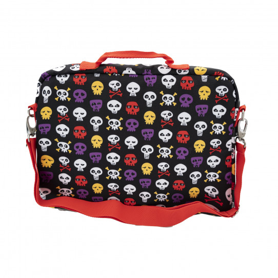 mala portátil skulls and bones
