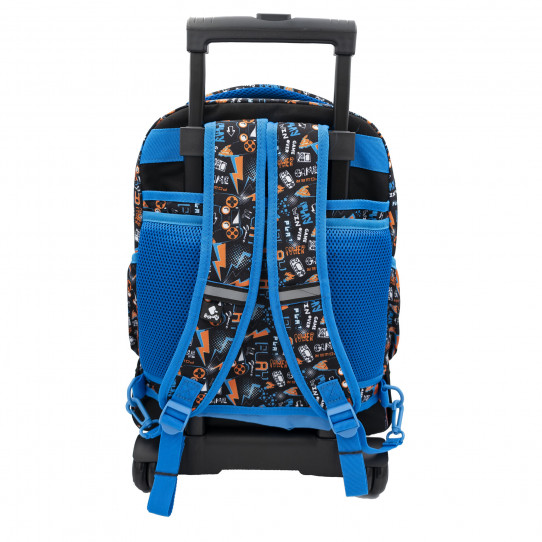 mochila dupla rodas press start