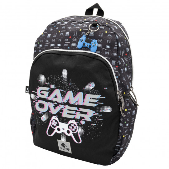 Mochila escolar mediana Game over