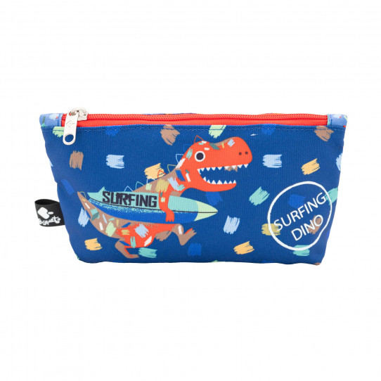pencil case surfing dino