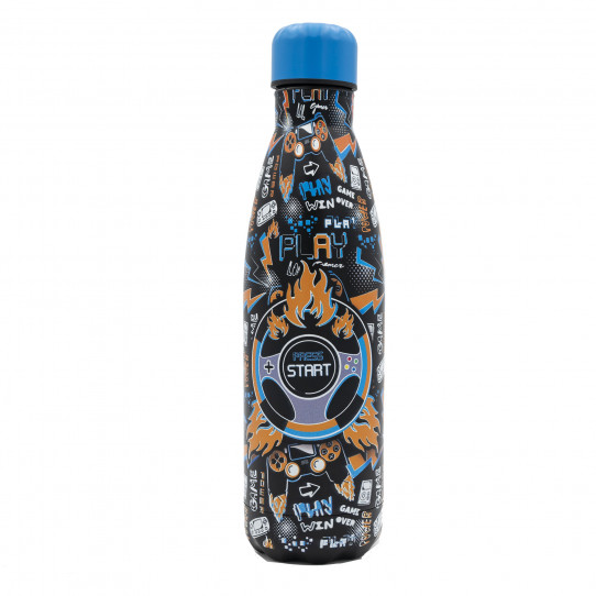press start 500 ml insulated bottle