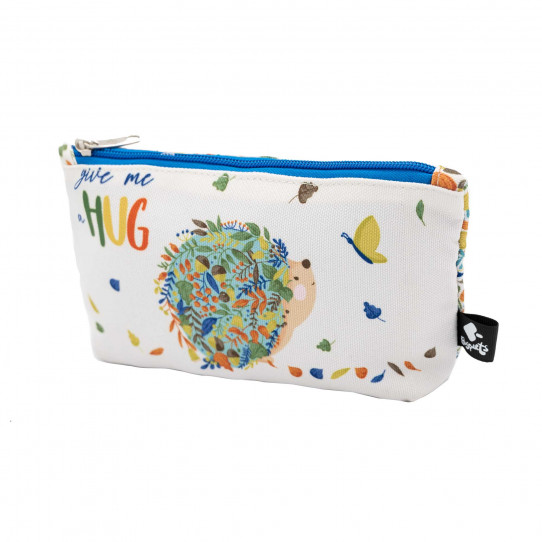 accessori e zaini portamatite scuola tombolino triangolare kids hedgehog