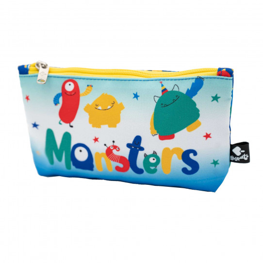 accessori e zaini portamatite scuola tombolino triangolare kids monsters