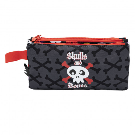 trousse compartments skulls and bones