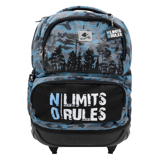 zaino doppio con ruote no limits
