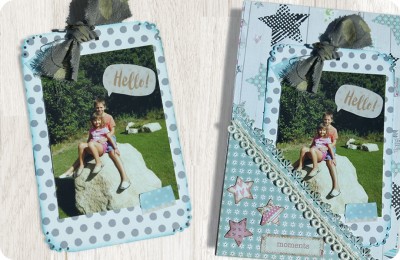 Revive las vacaciones de verano en un álbum de fotos de scrapbooking